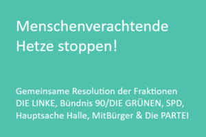 Mehr über den Artikel erfahren Menschenverachtende Hetze stoppen – entschieden gegen den Missbrauch von Demonstrations- und Meinungsfreiheit vorgehen