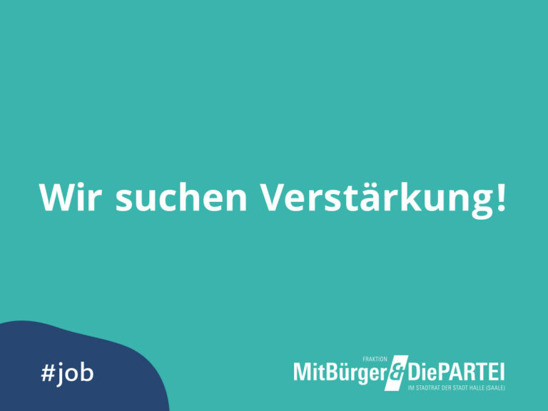 Read more about the article Stellenausschreibung: Fraktionsreferent*in (m/w/d) in Voll- oder Teilzeit ab 15.08.2022