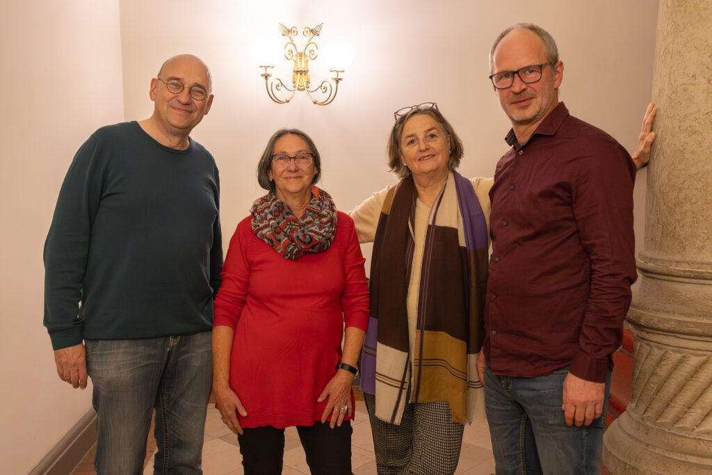 Detlef Wend, Regina Schöps, Yvonne Winkler und Tom Wolter